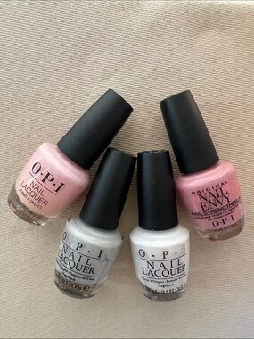 OPI Pink & White Nail Polish Set - 4